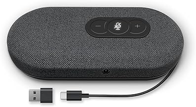 USB Conference Speakerphone with Microphone and Noise Reduction