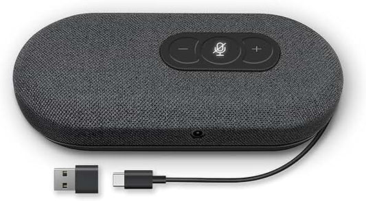 USB Conference Speakerphone with Microphone and Noise Reduction