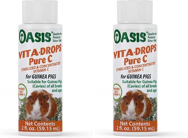 Vita Drops Pure C for Guinea Pigs, 2 oz, Pack of 2