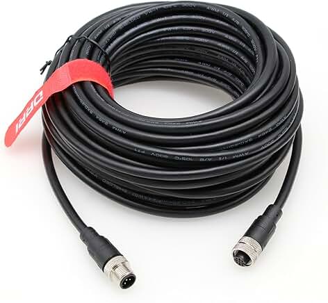 M12 A-Coded 5-Pin Control Cable for Sensors and Actuators