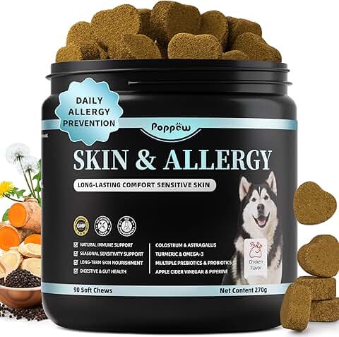 Dog Allergy Relief Chews for Itch and Skin