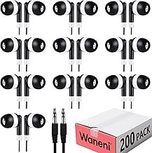 Bulk Set of 200 Earbuds for School and Kids