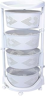 Octopus 360 Four-Tier Rolling Kitchen Cart