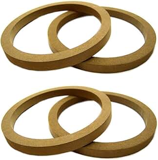 8-inch speaker mounting spacer rings for fiberglass, 2 pairs