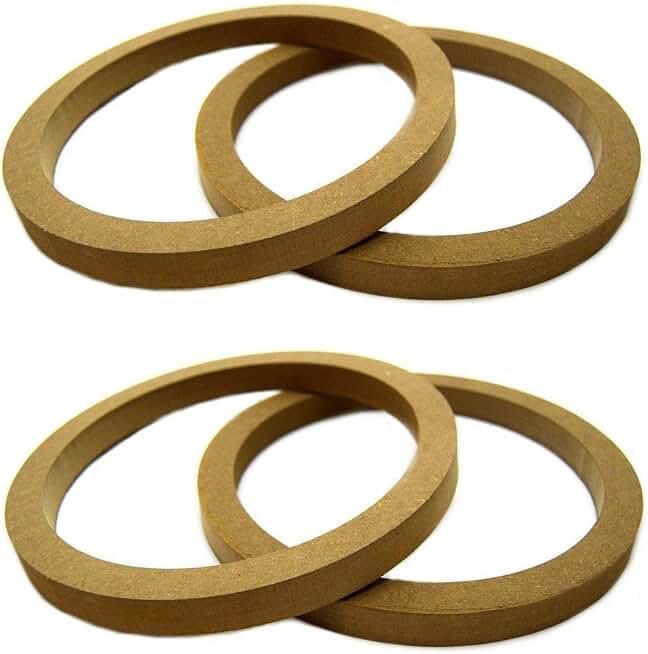 8-inch speaker mounting spacer rings for fiberglass, 2 pairs