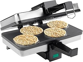 Electric Pizzelle Baker for 4 Mini Cookies