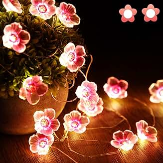 13 ft Cherry Blossom LED String Lights for Indoor and Outdoor