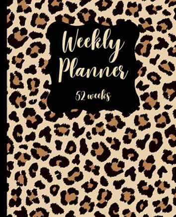 52-Week Leopard Print Planner