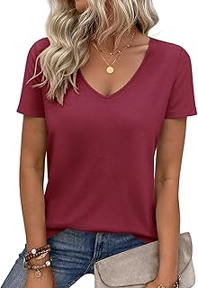 Women’s Short Sleeve Summer Tops for Beach and Casual Wear