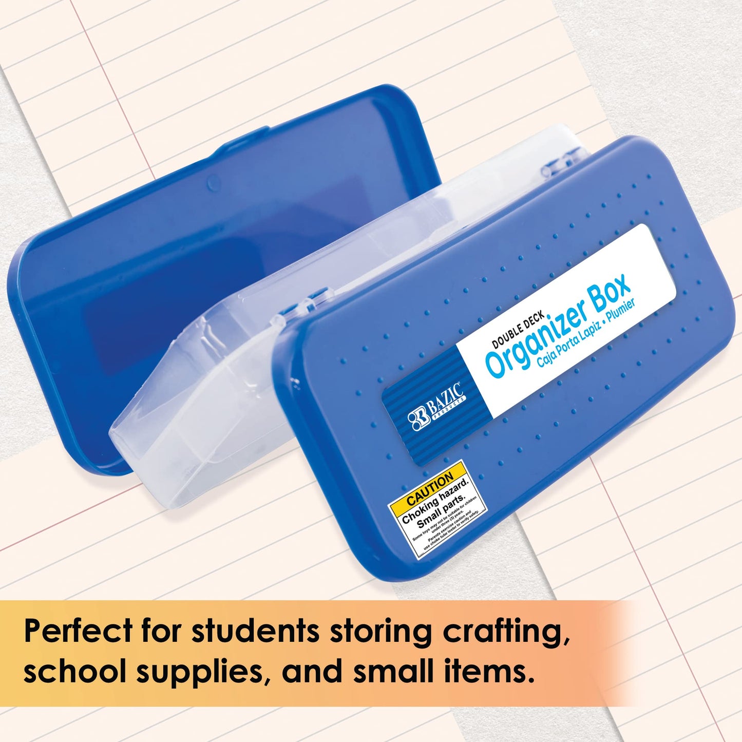Double Deck Organizer Box, 8 Inch