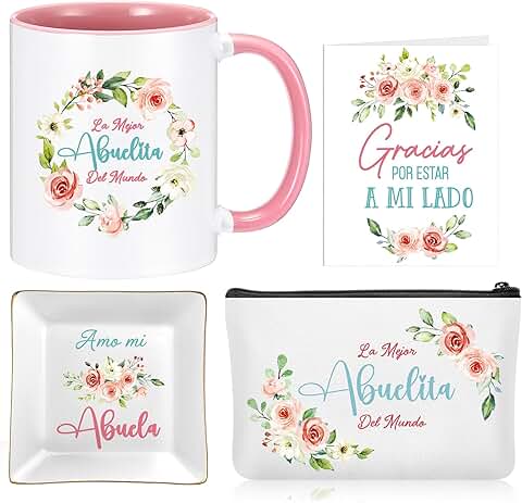 Set of 4 Spanish Grandmother Gift Items