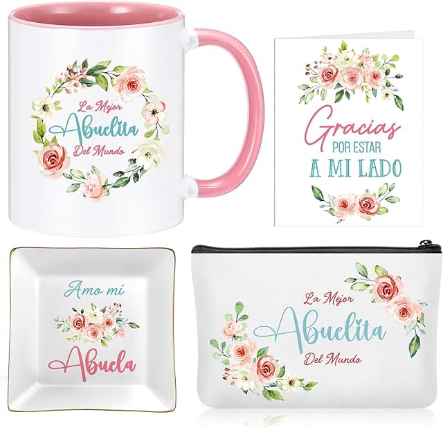 Set of 4 Spanish Grandmother Gift Items