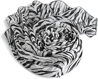 Women's Soft Silky Chiffon Neck Scarf Large