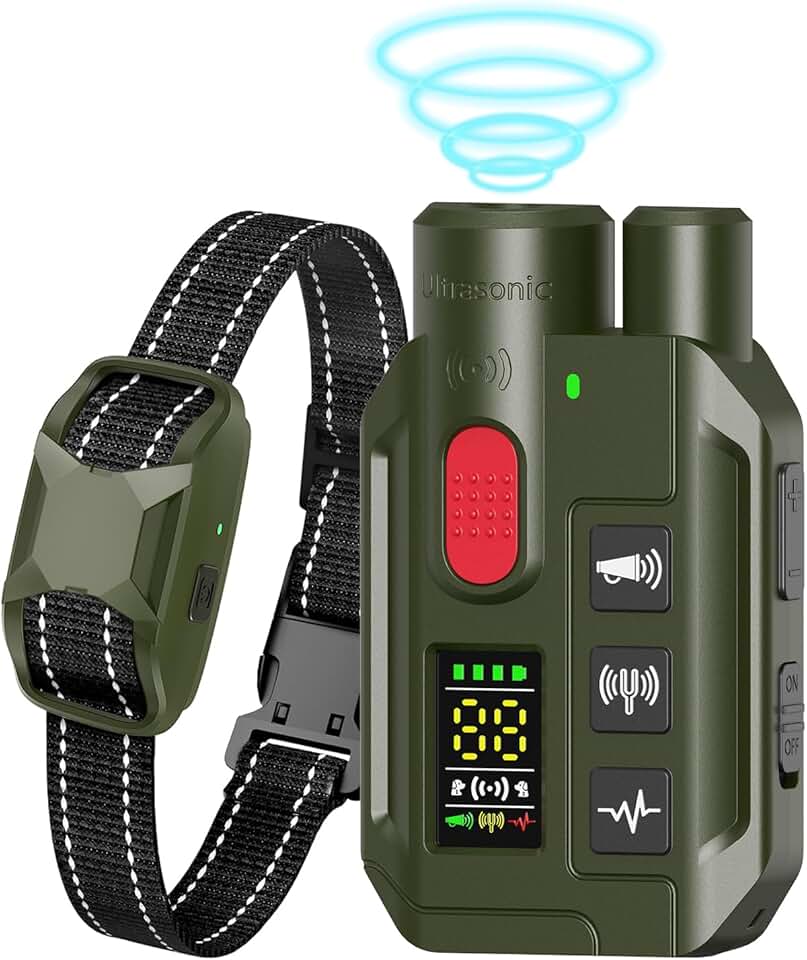 Dog Training Collar with Remote and Waterproof Design