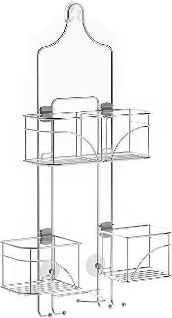 Chrome Over-The-Shower Caddy