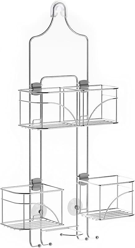 Chrome Over-The-Shower Caddy