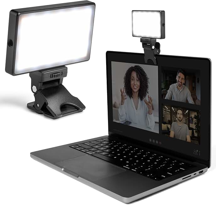 Video Conference Lighting Kit with Adjustable Brightness and Color