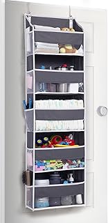Compact Over Door Organizer with 5 Shelves