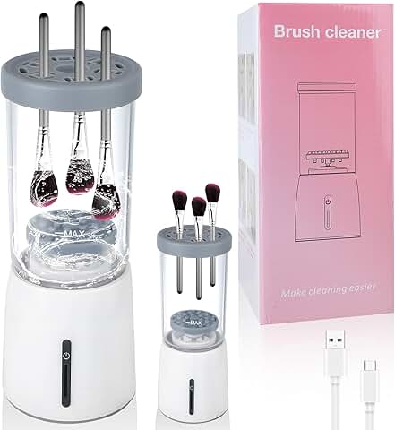 Automatic Waterproof Makeup Brush Cleaner for Sponges and Brushes