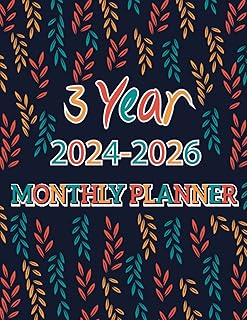 2024-2026 Monthly Planner with Daily To-Do List