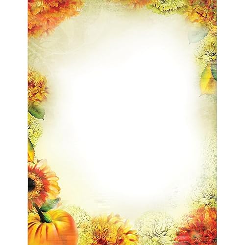 Autumn Foliage Letterhead, 80 sheets, 11" x 8.5"