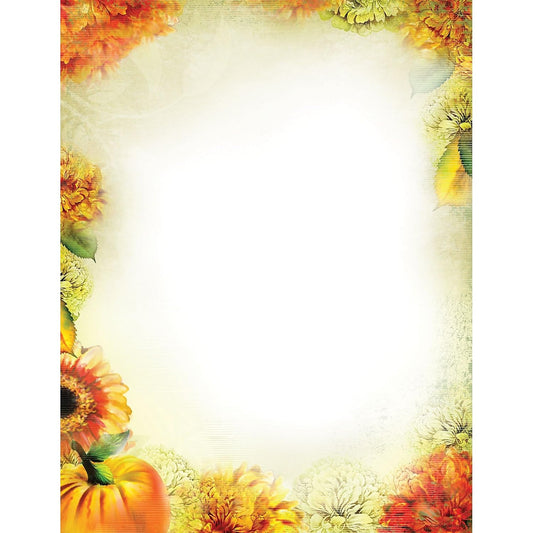 Autumn Foliage Letterhead, 80 sheets, 11" x 8.5"