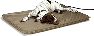 Heated Outdoor Dog and Cat Bed with Warming Pad