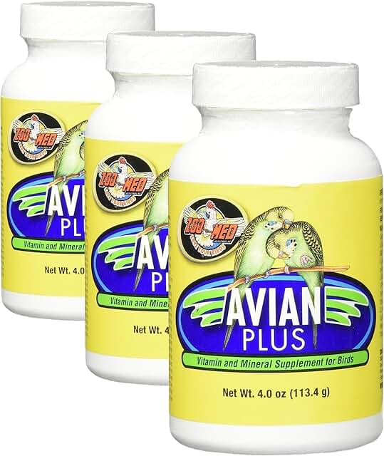 Avian Plus Bird Vitamins, 4 oz, Pack of 3