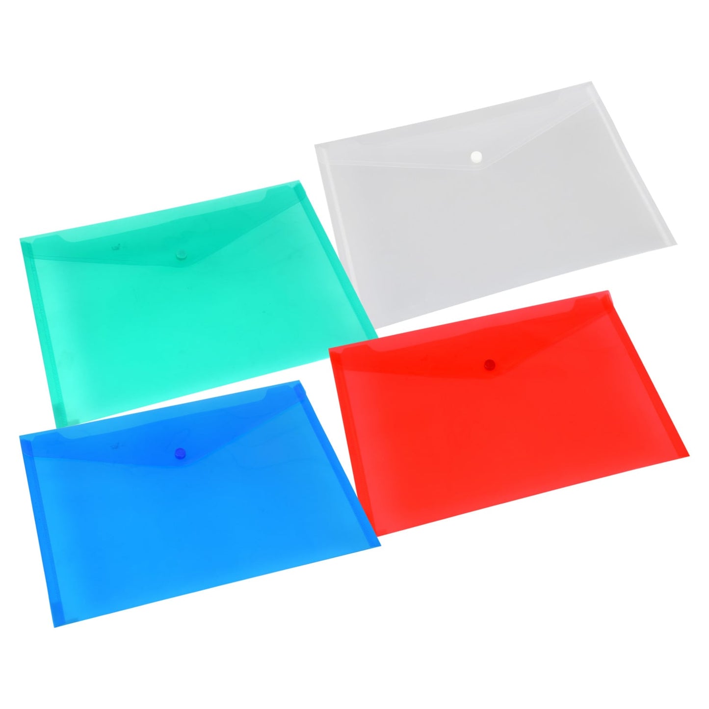 Button File Bags with Snap Closures, 3-ct. Packs (Pack of 24)