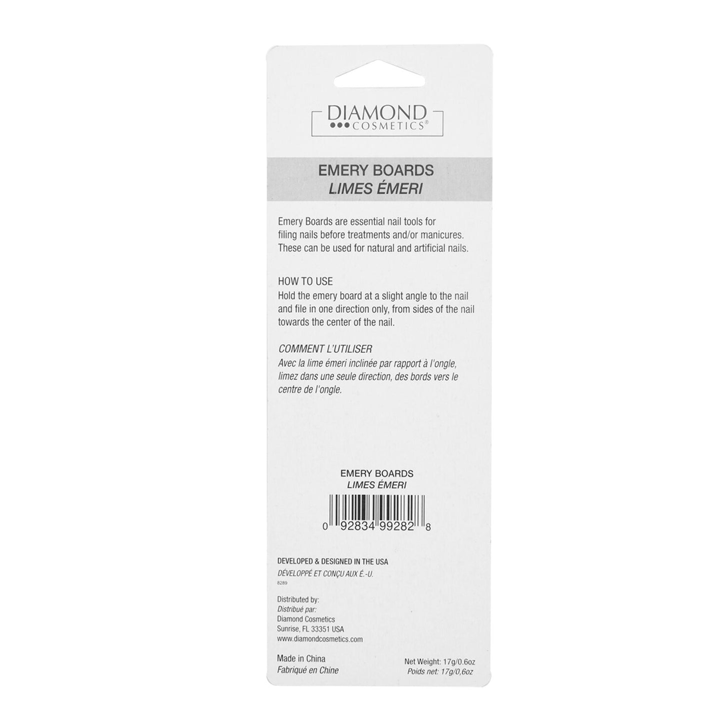 Diamond Cosmetics Emery Boards, 10-ct. Packs (Pack of 36)