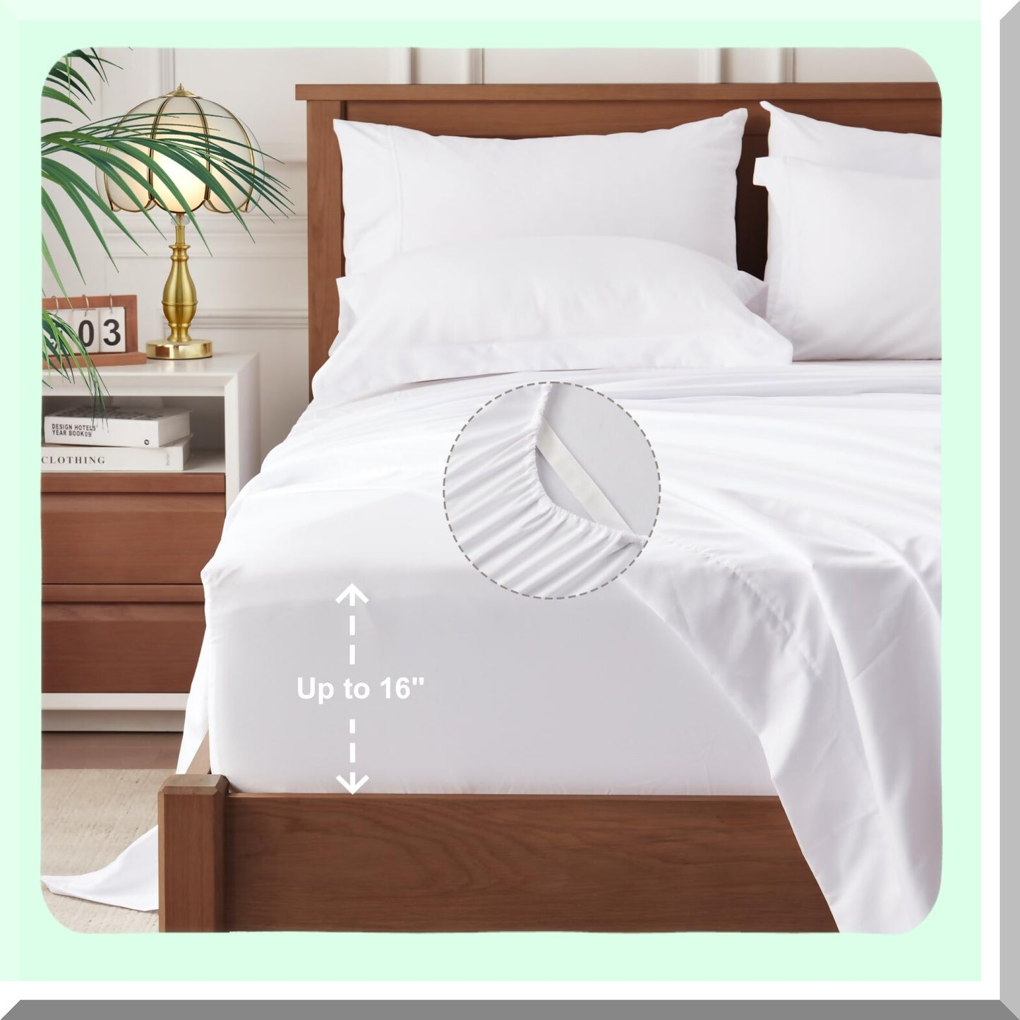 White Cloud 7-Piece Bedding Set - Ultra Soft Lightweight Comforter Set for Full Bed, All Season Bed in a Bag with Sheets, Pillowcases, Shams