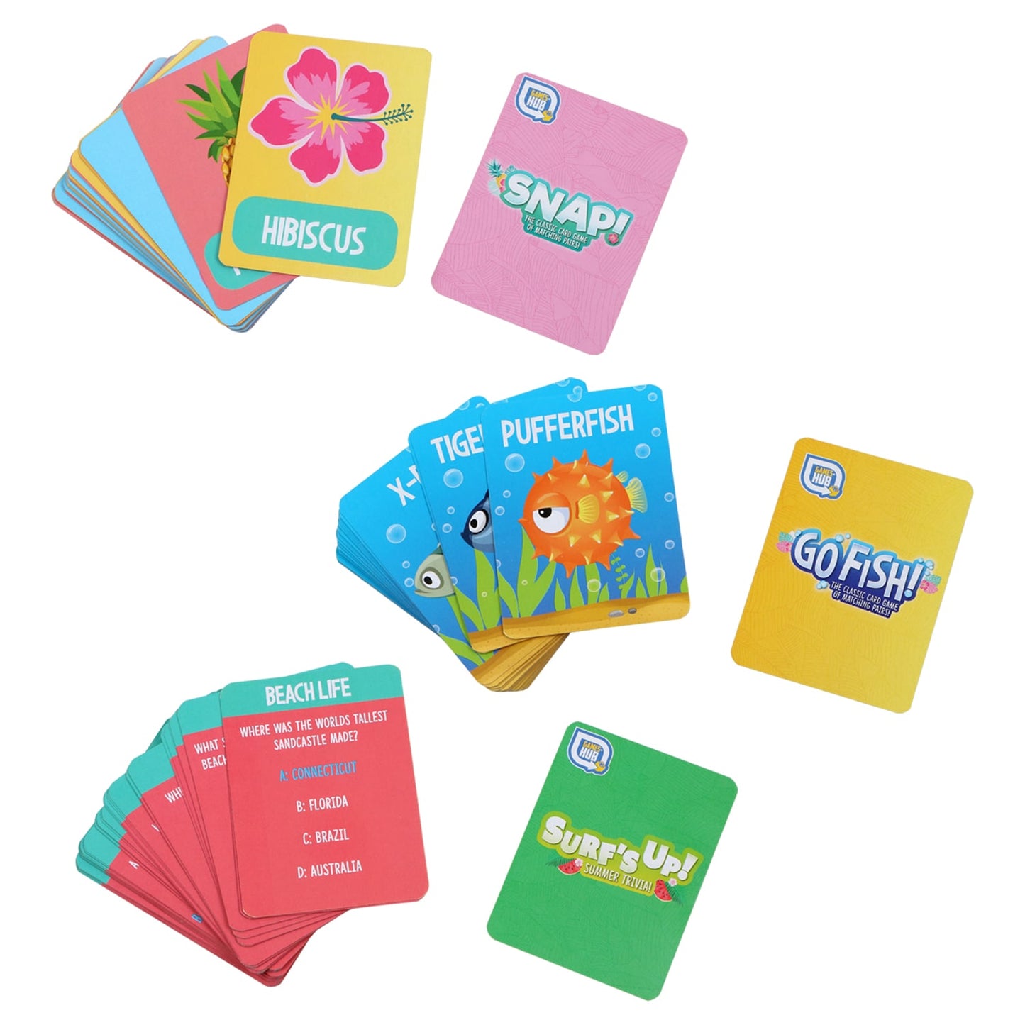 Games Hub Family Card Games, 52-ct. Decks (Pack of 24)