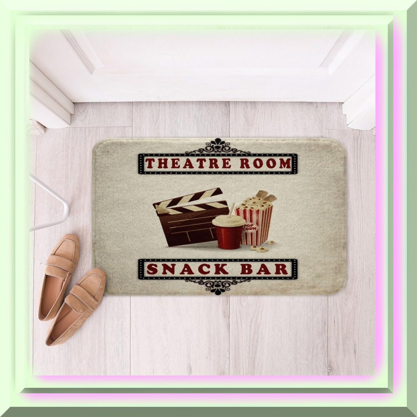 Home Theater Cinema Style Doormat 16"X24"