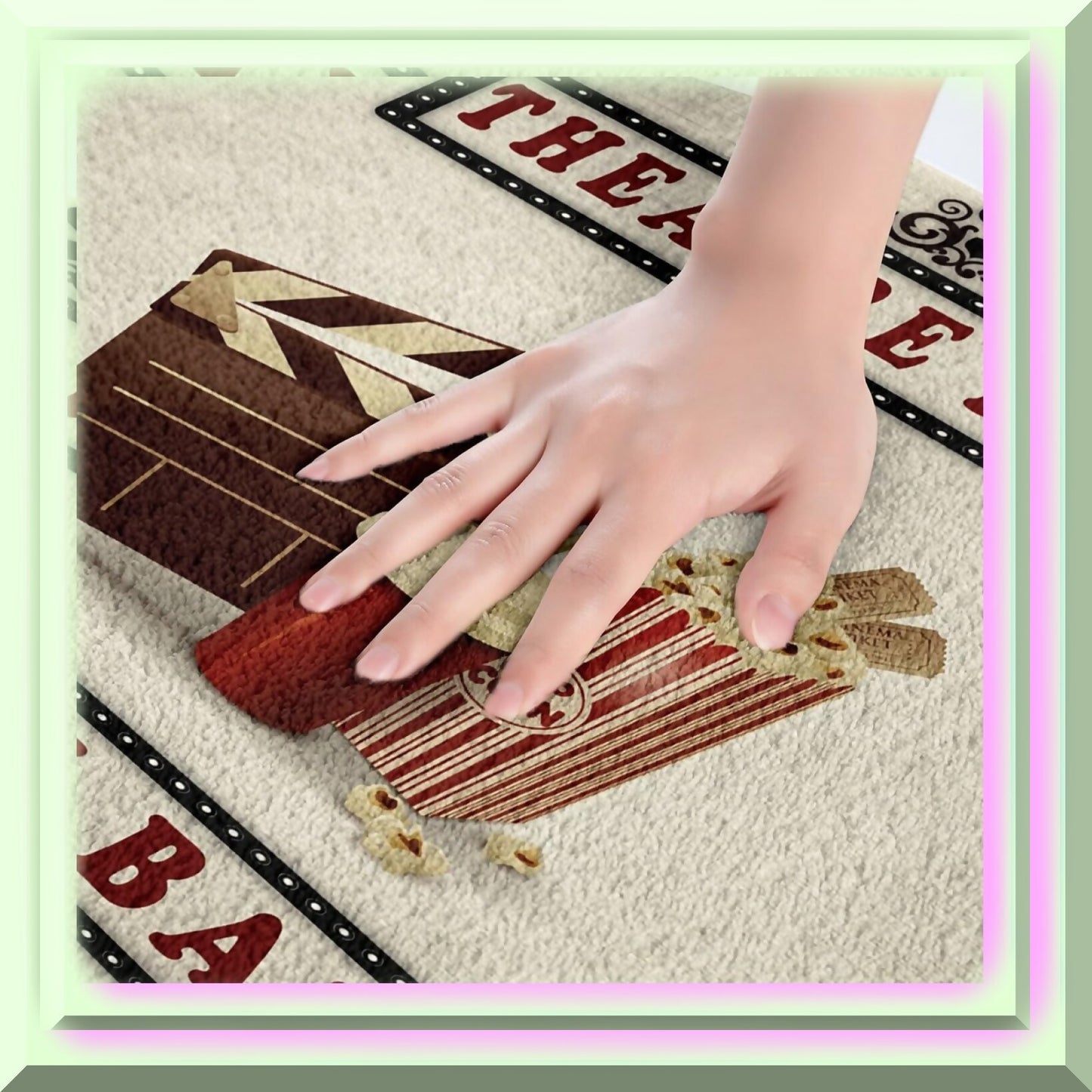 Home Theater Cinema Style Doormat 16"X24"