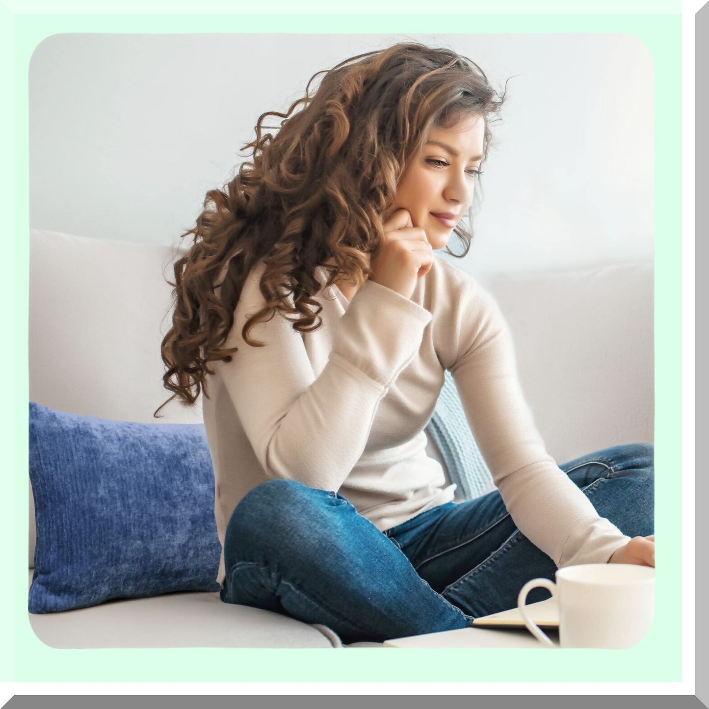 Water Repellent Chenille Throw Pillow Covers - Set of 2 Soft Decorative Cushion Covers for Sofa Car, Cute Home Pillowcases, 12x20 Inch Navy Blue