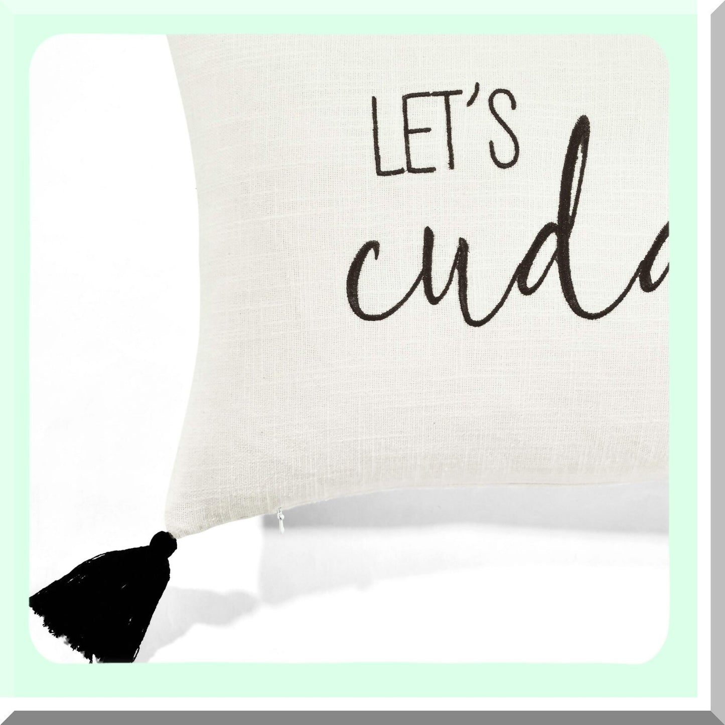 CozyScript Rectangle Pillow Cover - White Decorative Throw Pillow for Bed, Couch, Chair - 20" x 13" - Cuddle Comfort Home Decor Accessory