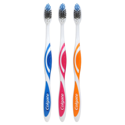 Colgate(R) Triple Action Charcoal Toothbrush (Pack of 24)