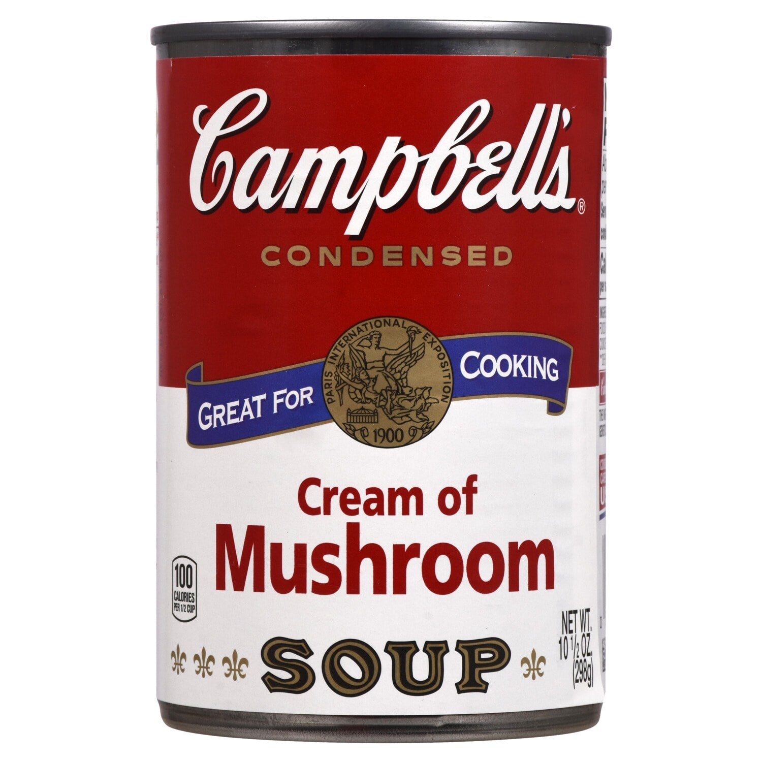 Campbells Cream of Mushroom Soup, 10.75-oz. Cans (Pack of 24)