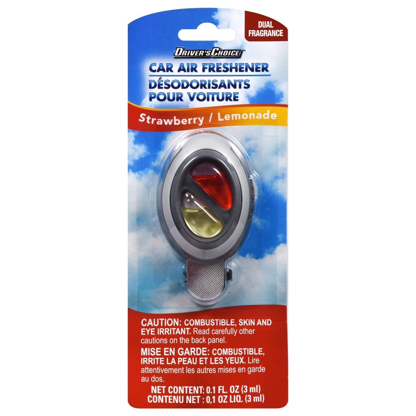 Drivers Choice Dual Scented Car Air Fresheners, 0.1 fl.oz. (Pack of 24)