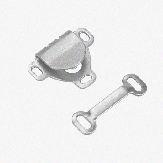 10 Sets Sewing Hooks and Eyes Silver Tone for Garments