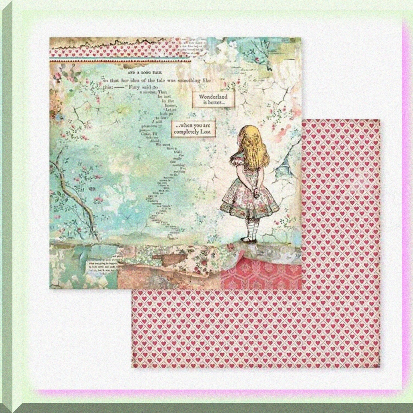Multi-Colored Scrapbooking Paper 12x12 10 Pack