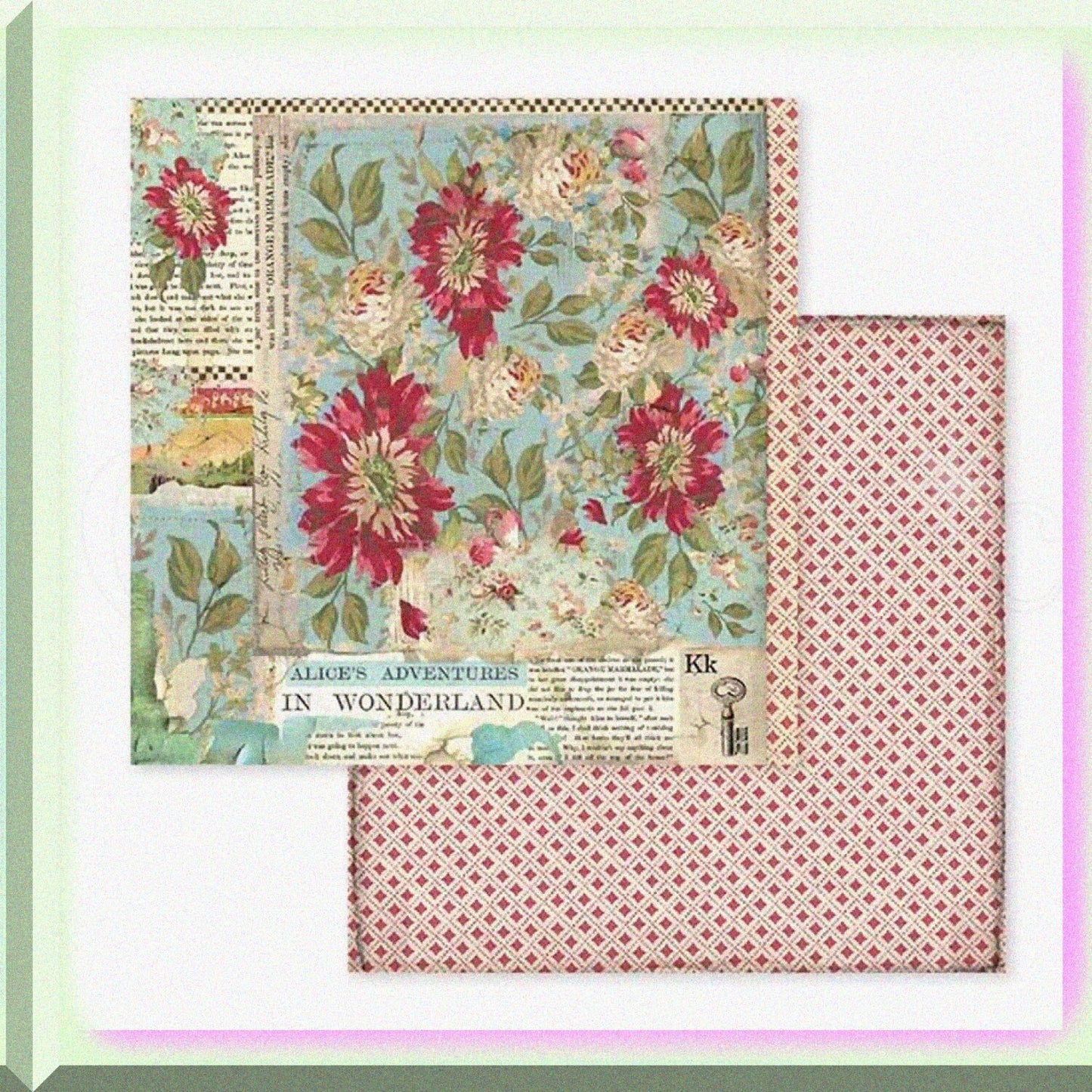 Multi-Colored Scrapbooking Paper 12x12 10 Pack
