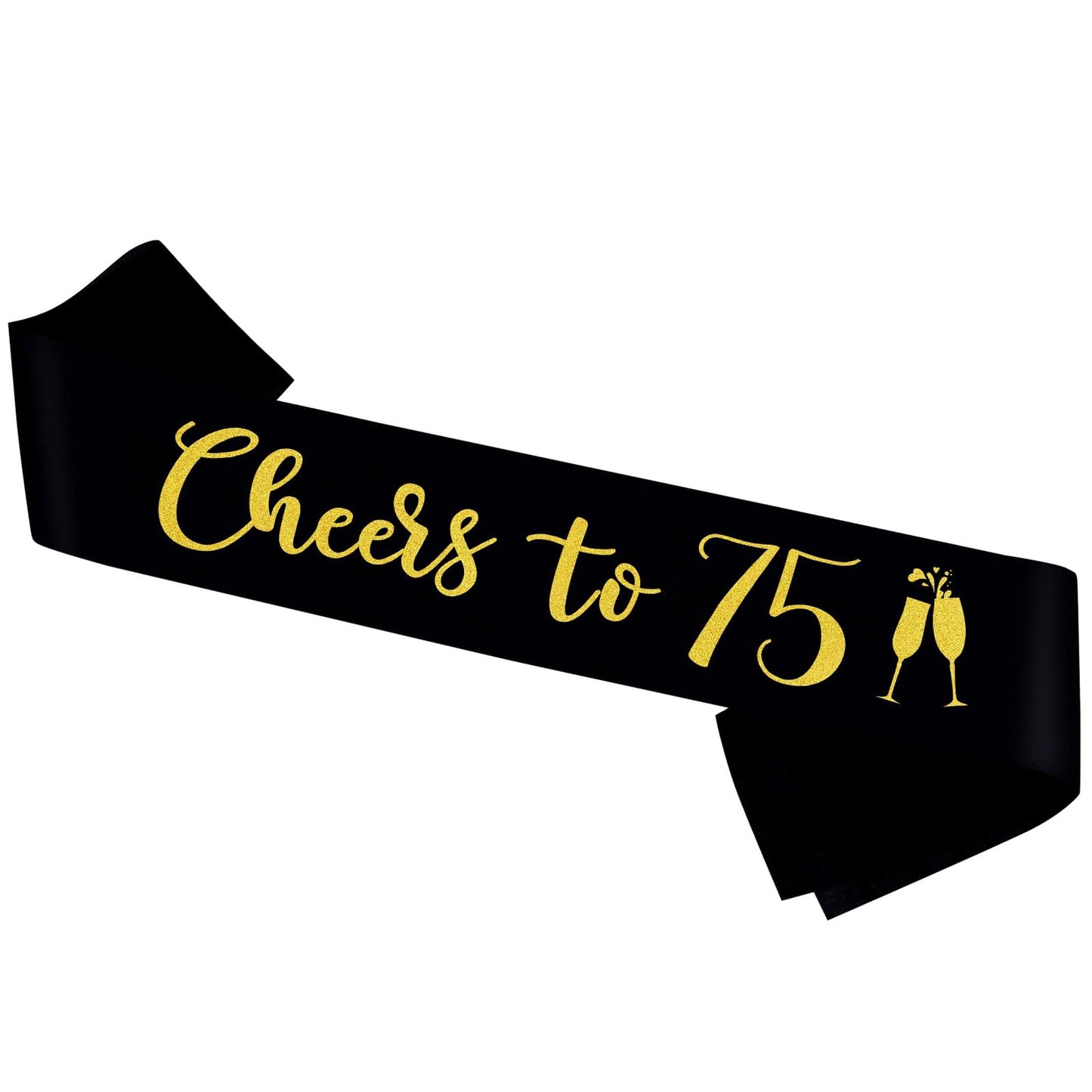75th Birthday Sash for Women and Men