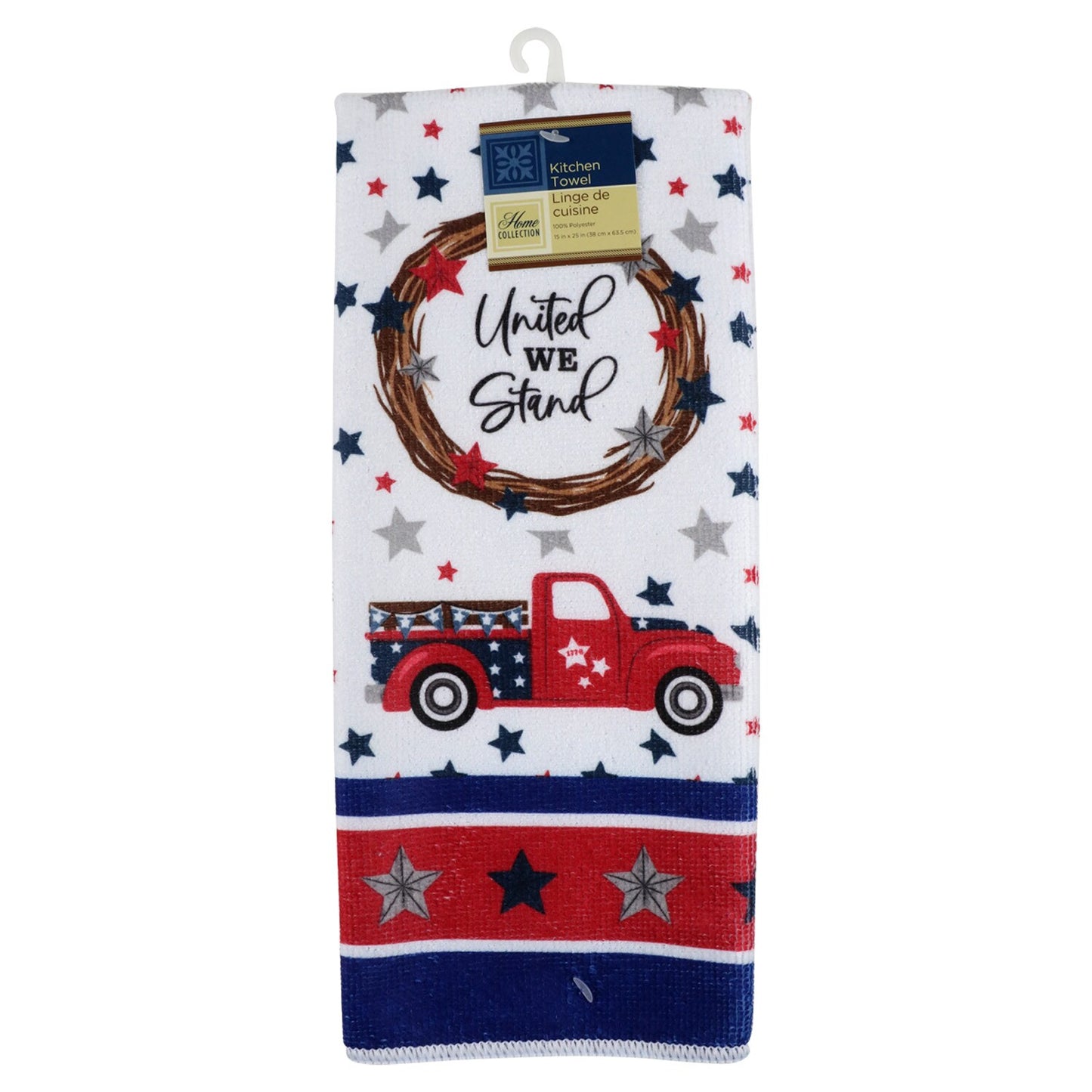 Patriotic Kitchen Towels, 15x25 in. (Pack of 24)