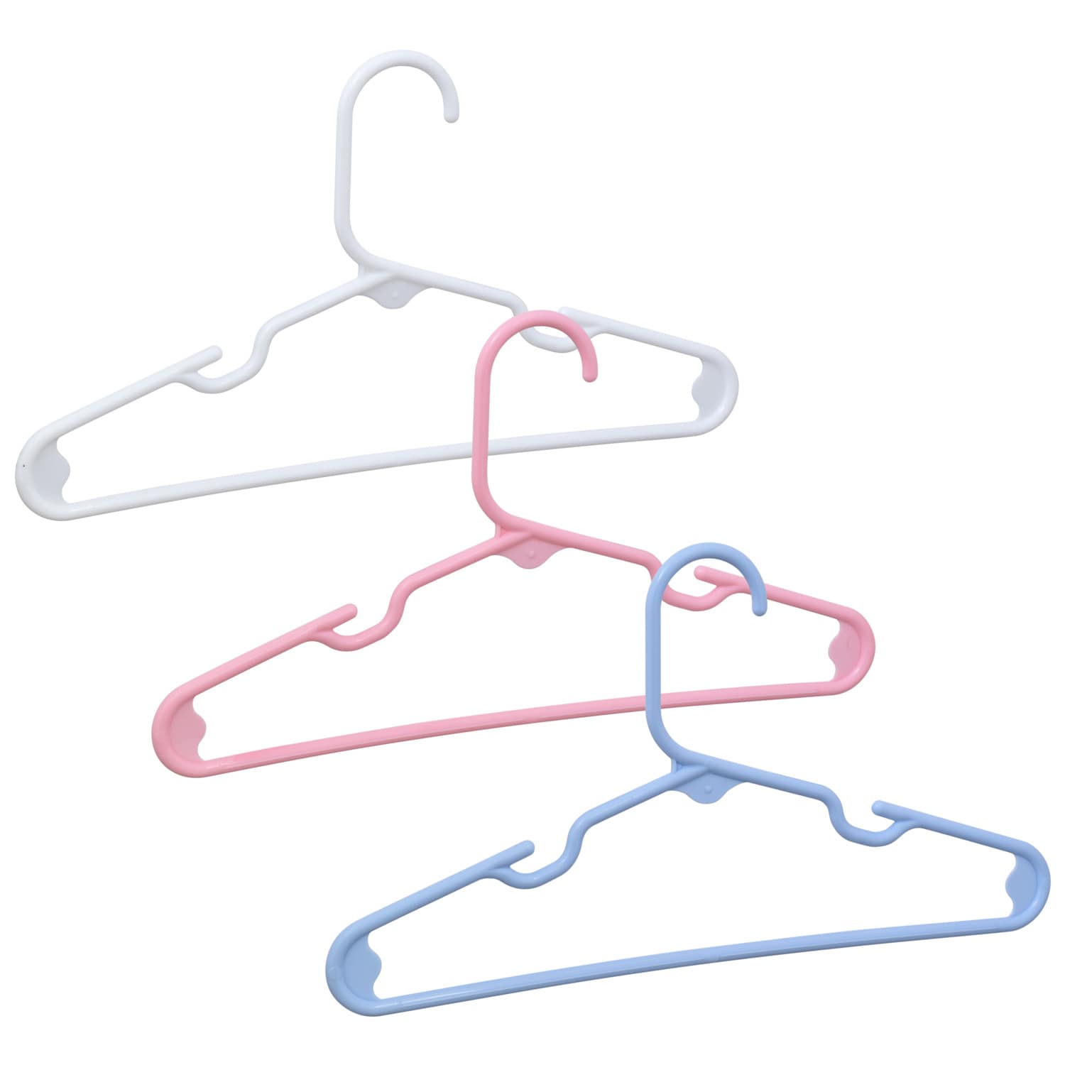 Essentials Children's Plastic Hangers, 11.75 in. (Pack of 32)