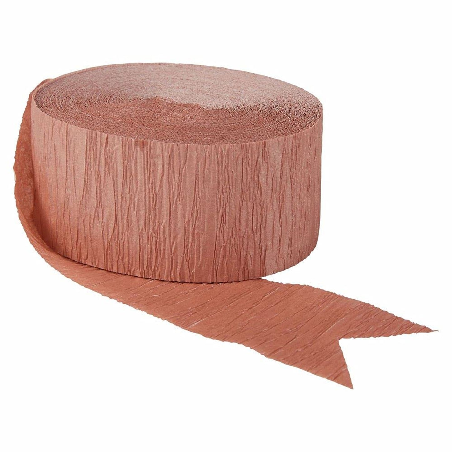 Rose Gold Crepe Paper Roll for DIY and Party Decor