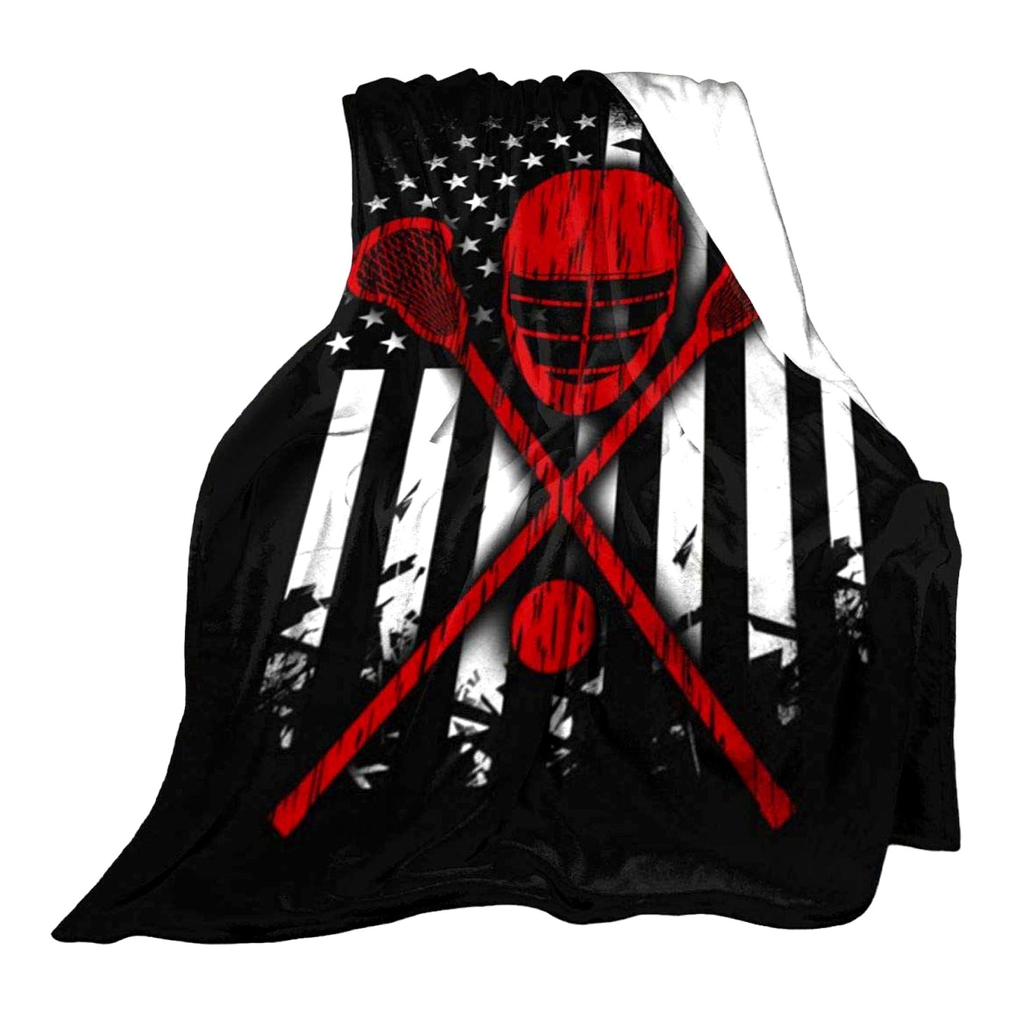 Lacrosse Luxe Ultra Soft Flannel Fleece Blanket - All Season Lightweight Warmth for Living Room/Bedroom