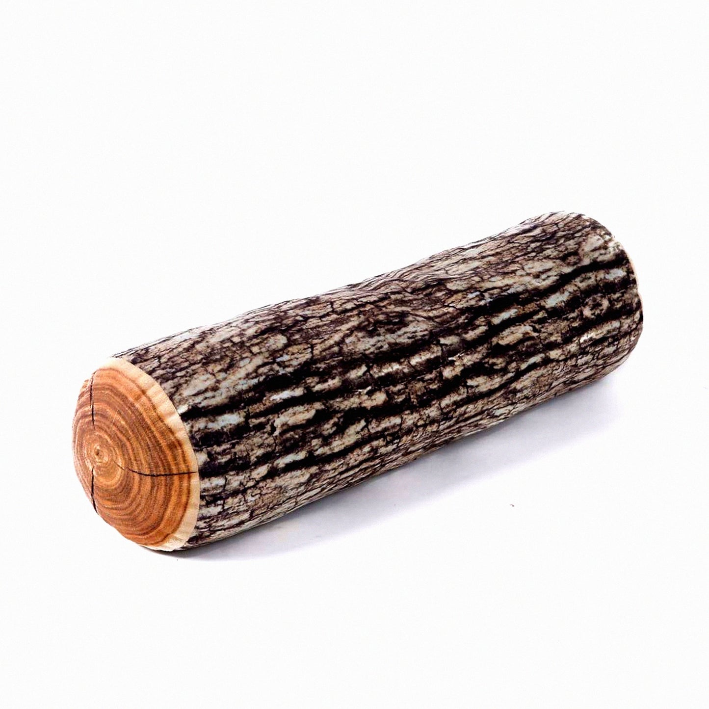 Funny Wood Log 3D Round Pillow - Kids Decorative Cylinder Cushion for Home, Couch, Sofa, Bedroom, Living Room - Digital Print Comfortable Floor Trunk Décor