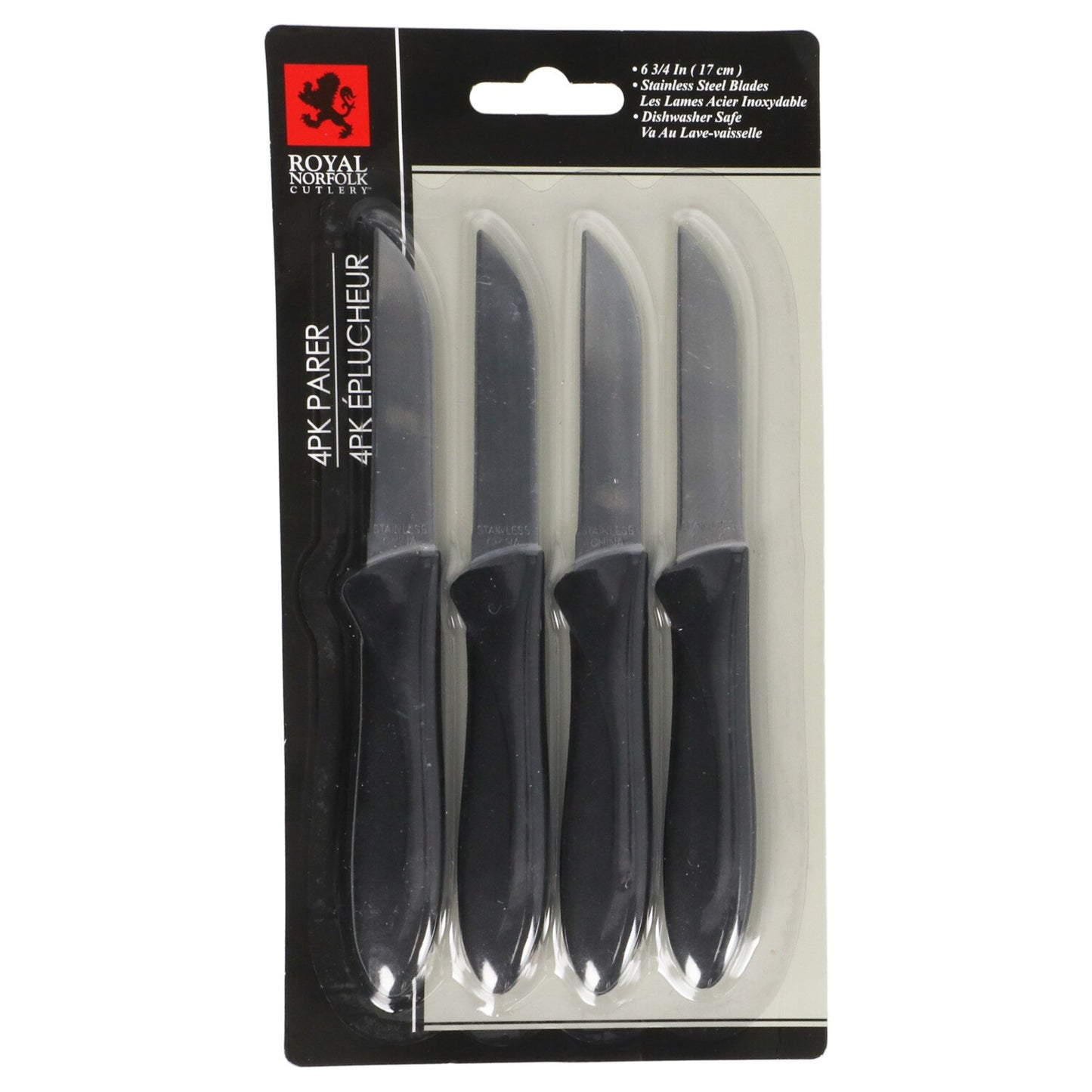 Royal Norfolk Cutlery Paring Knives, 4-ct. (Pack of 24)