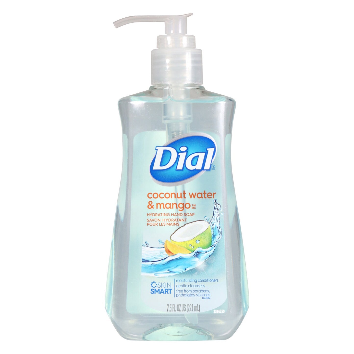 Dial Coconut Water & Mango Hand Soap, 7.5 oz. (Pack of 12)
